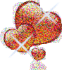 Gif animé coeur bijoux